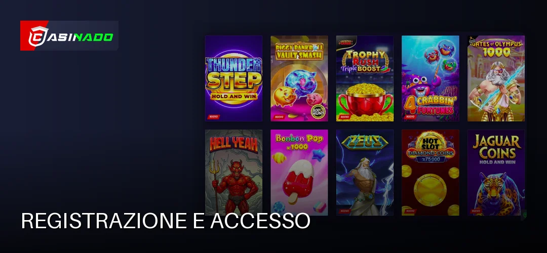 Casinado promotional banner
