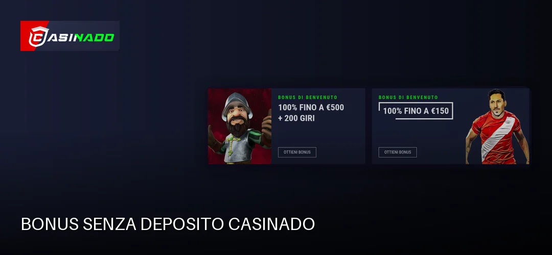 Casinado promotional banner